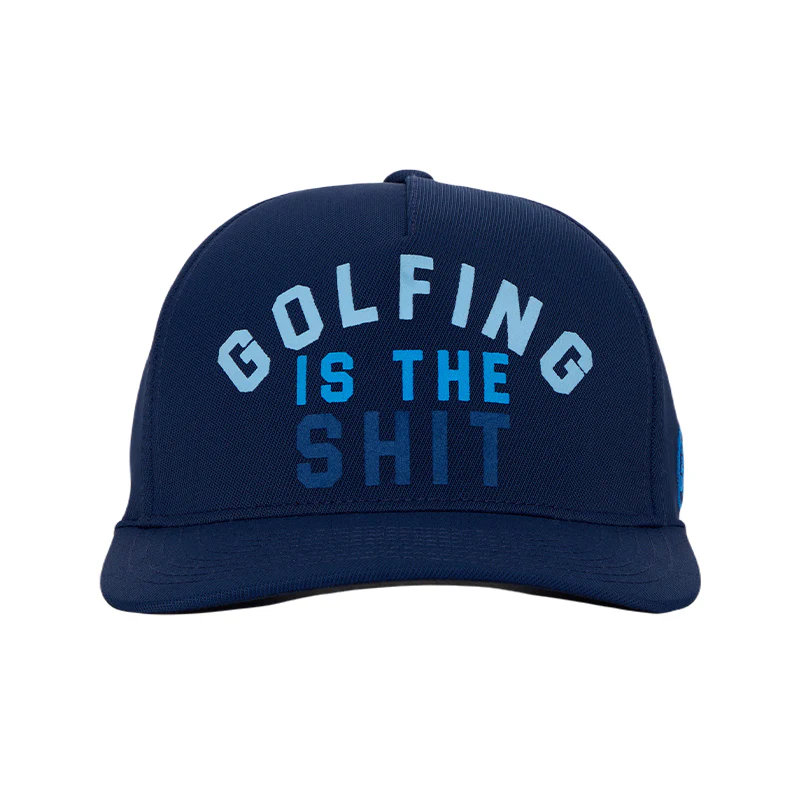 GFORE Golfing Is Snapback Men's Cap (Blue) - Image 2