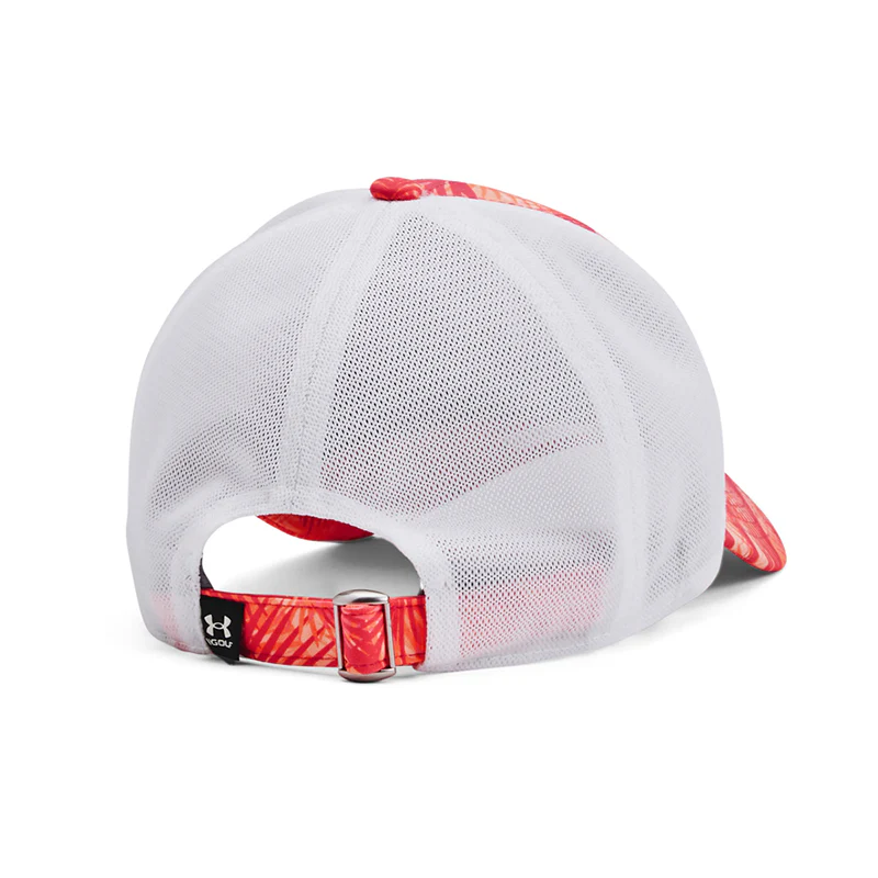 UNDER ARMOUR Driver Mesh Adjustable Men's Cap (Peach/White) - Image 2