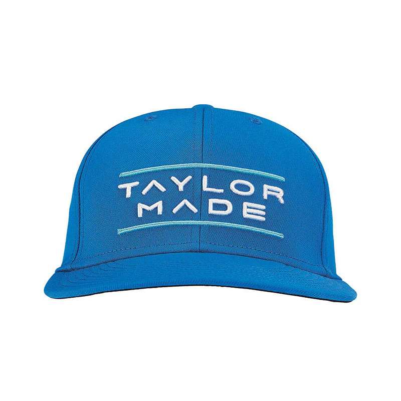 TAYLORMADE Lifestyle Stretch Flatbill Men's Cap (Royal) - Image 3