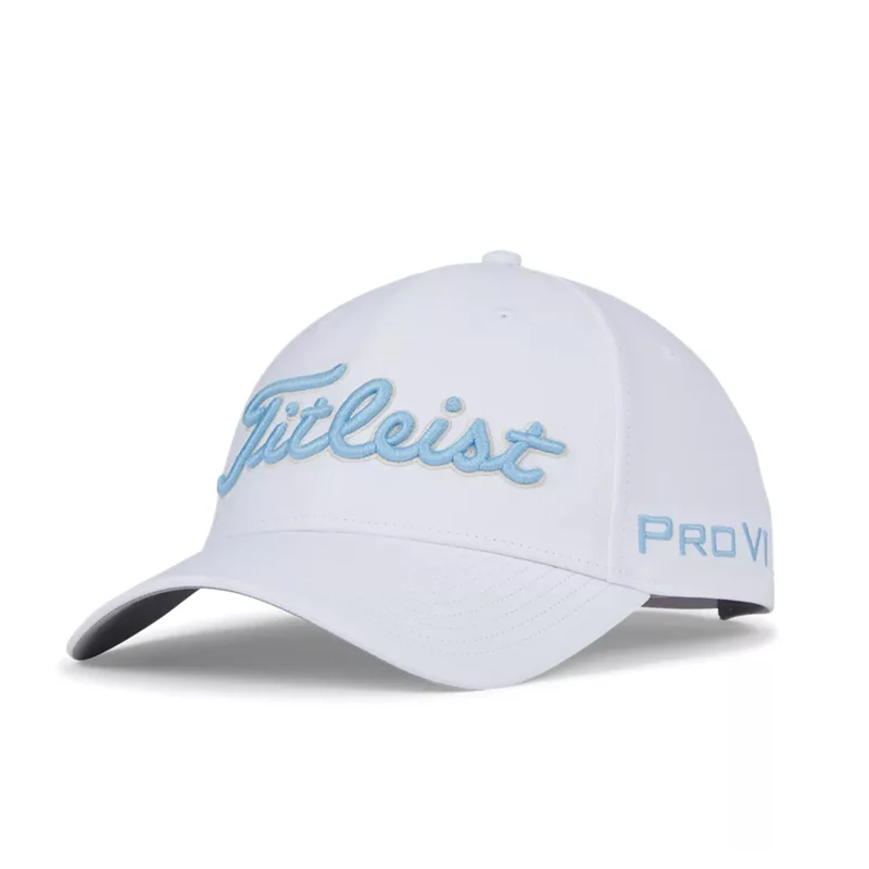 TITLEIST Tour Performance Men's Cap (White/Blue)