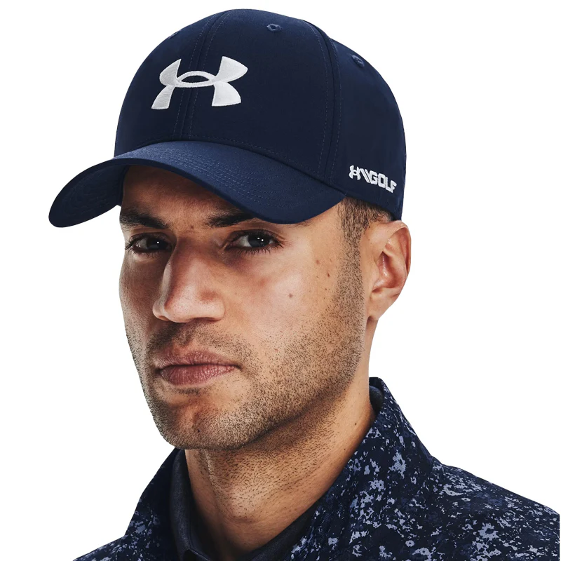 UNDER ARMOUR Golf96 Men's Cap (Navy/White) - Image 4