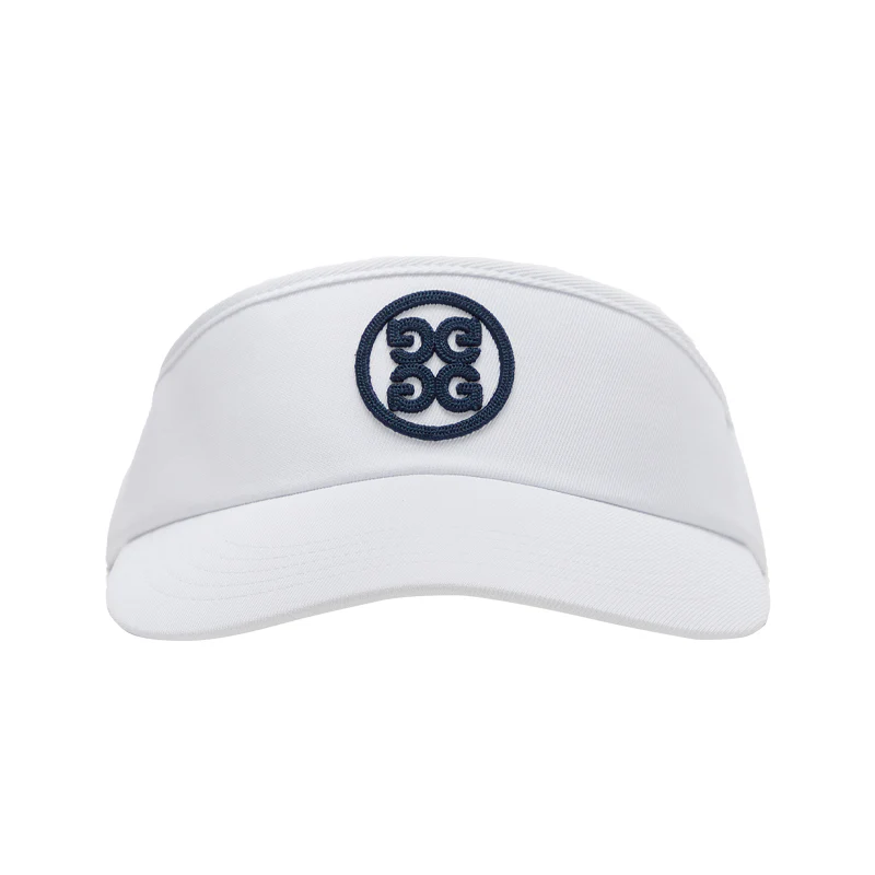GFORE Circle G's Stretch Twill Women's Visor (Snow) - Image 2