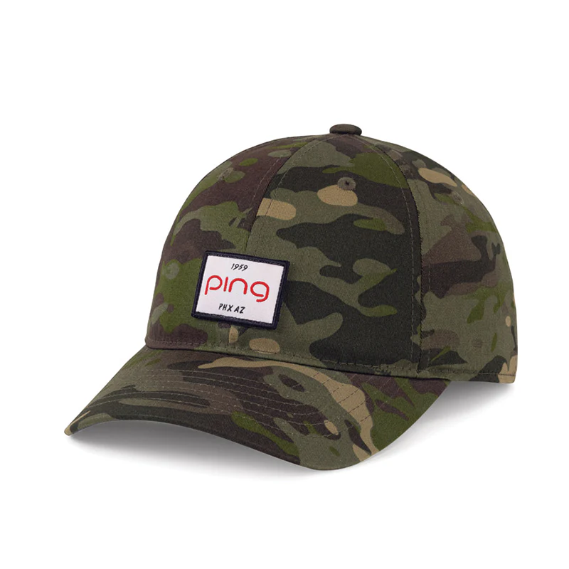 PING Ladies Came 214 Cap (Green/Camouflage)