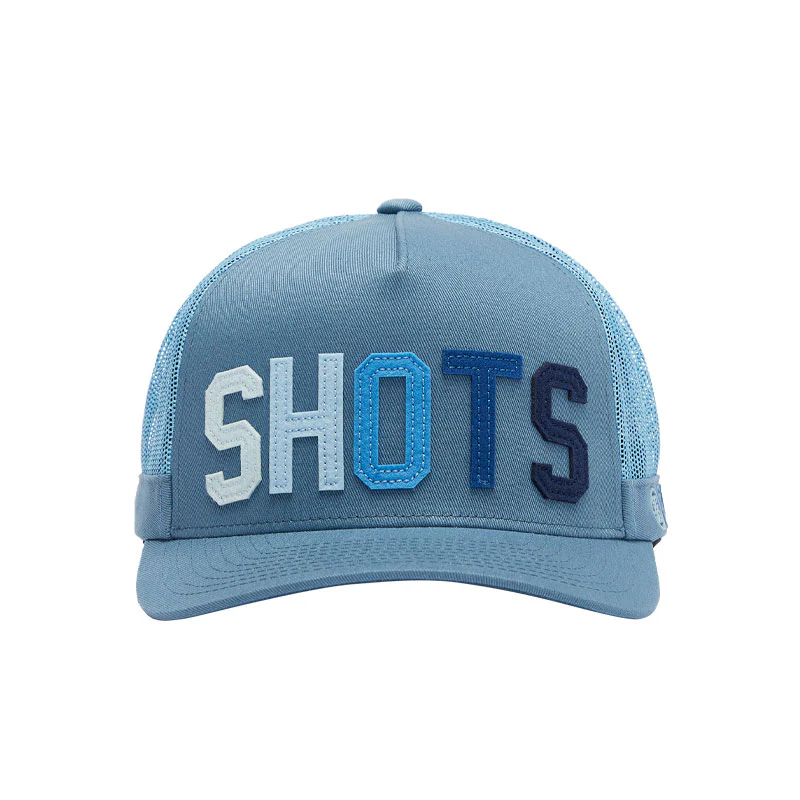 GFORE Shots Cotton Twill Trucker Men's Cap (Slate) - Image 3
