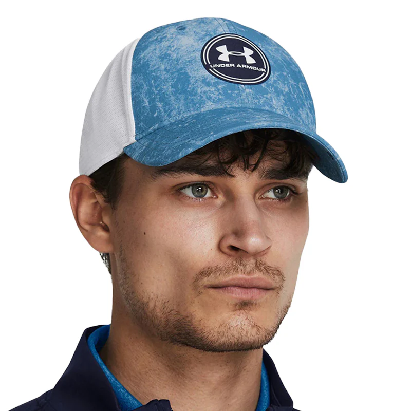 UNDER ARMOUR Iso-Chill Driver Men's Adjustable Cap (Blue/White) - Image 4