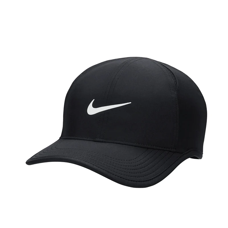 NIKE Dri-FIT Unisex Club Cap (Black/White)
