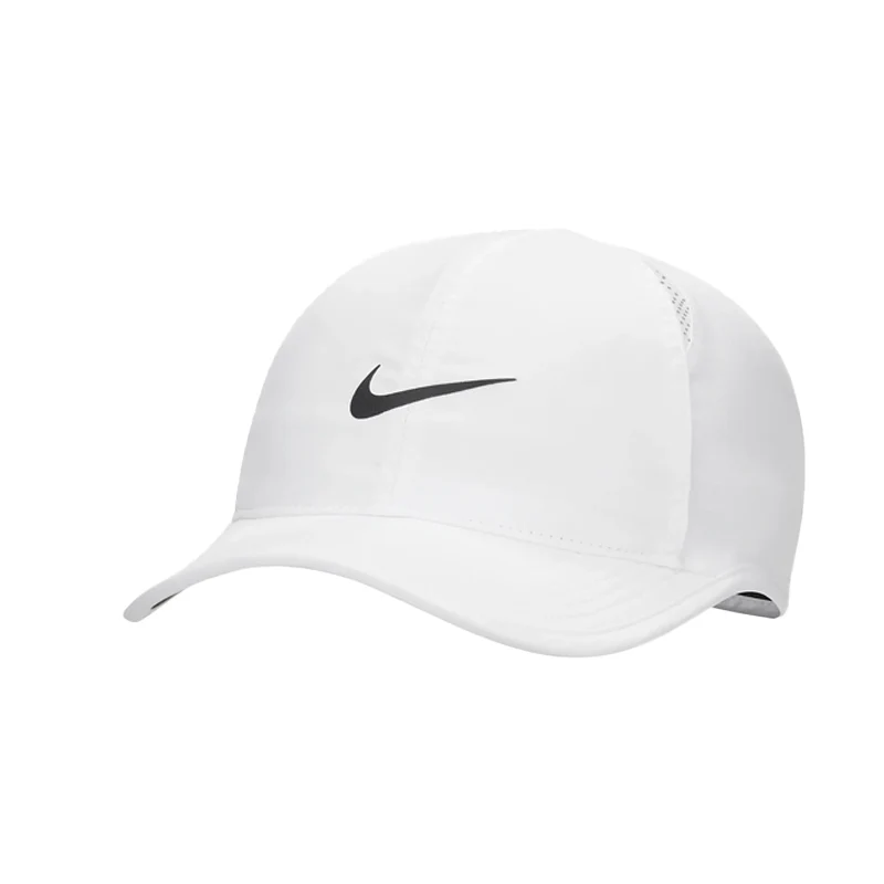 NIKE Dri-FIT Unisex Club Cap (White/Black)