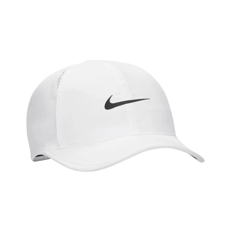 NIKE Dri-FIT Unisex Club Cap (White/Black) - Image 2