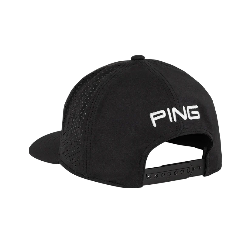 PING Tour Vented Delta 211 Men's Cap (Black) - Image 4