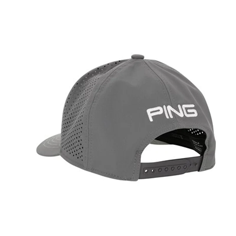 PING Tour Vented Delta 211 Men's Cap (Grey) - Image 3