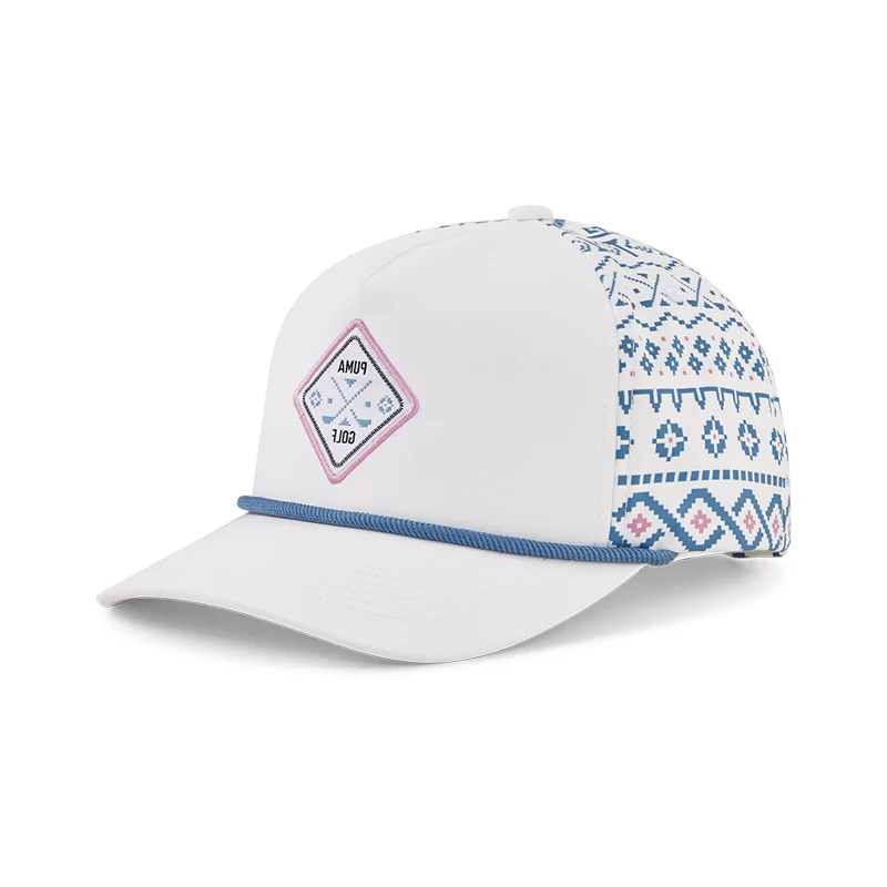 PUMA Fairisle 5 Panel Tech Men's Cap (White)