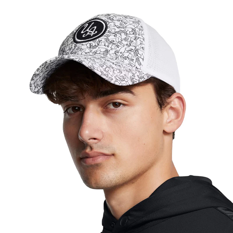 UNDER ARMOUR Iso-Chill Driver Men's Adjustable Cap (White/Black) - Image 4