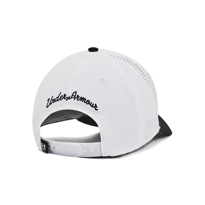 UNDER ARMOUR Driver Snapback Men's Cap (White/Black) - Image 2