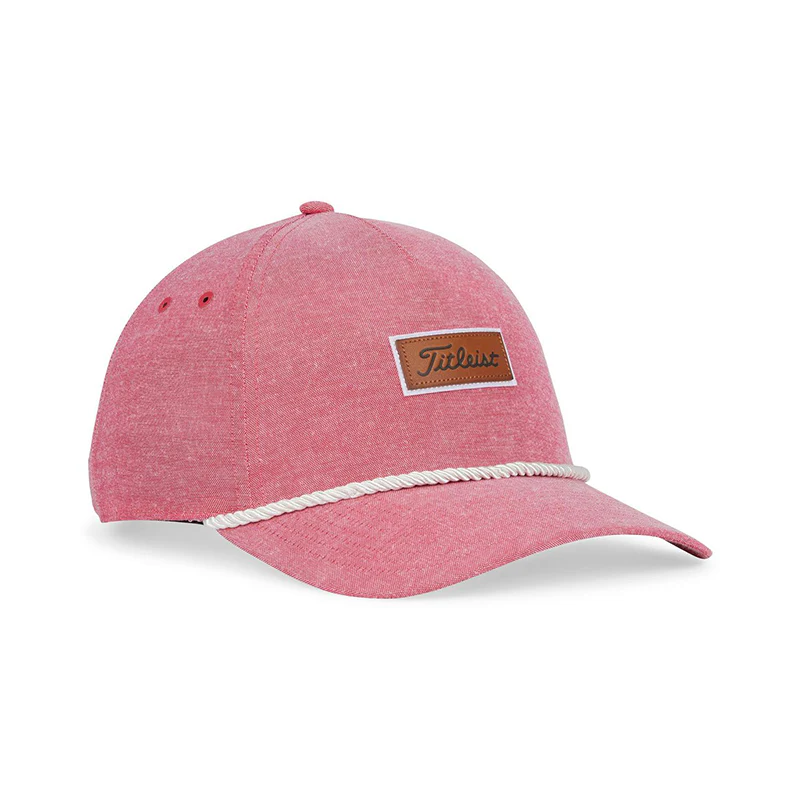 TITLEIST Charleston Oxford Rope Men's Cap (Red) - Image 2
