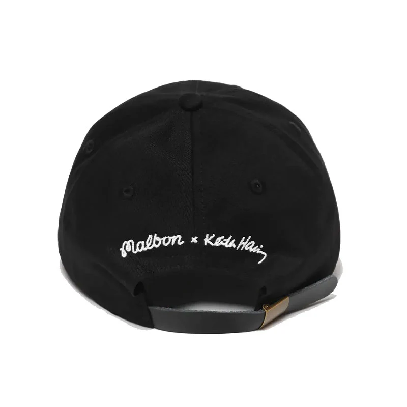 MALBON GOLF x Keith Haring Dad Men's Cap (Black) - Image 4