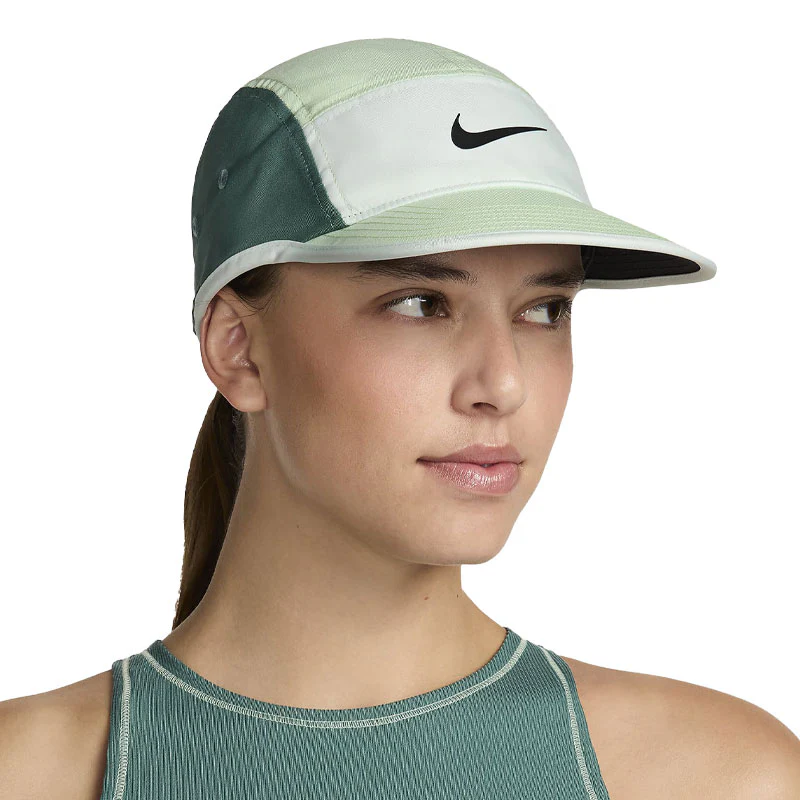NIKE Dri-FIT Fly Unstructured Swoosh Unisex Cap (Green/Green/White) - Image 2