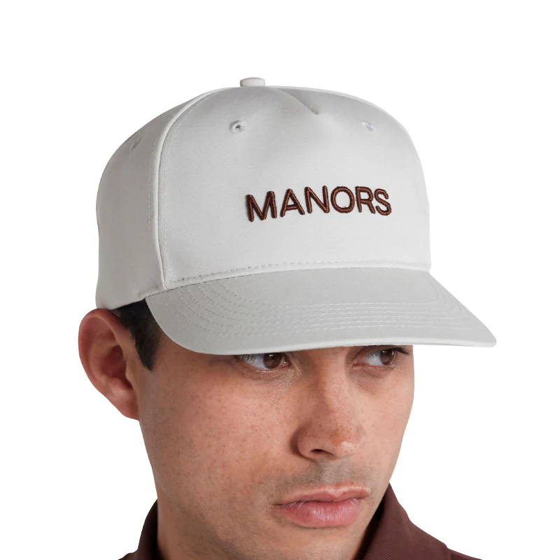MANORS Retro Crown Men's Cap (Ivory) - Image 2