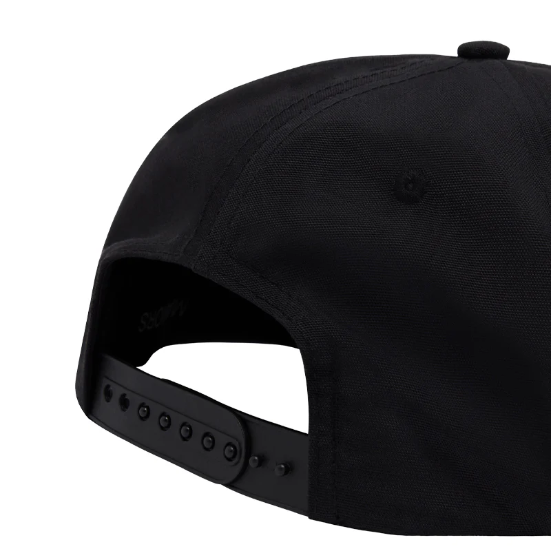 MANORS Retro Crown Men's Cap (Black) - Image 3