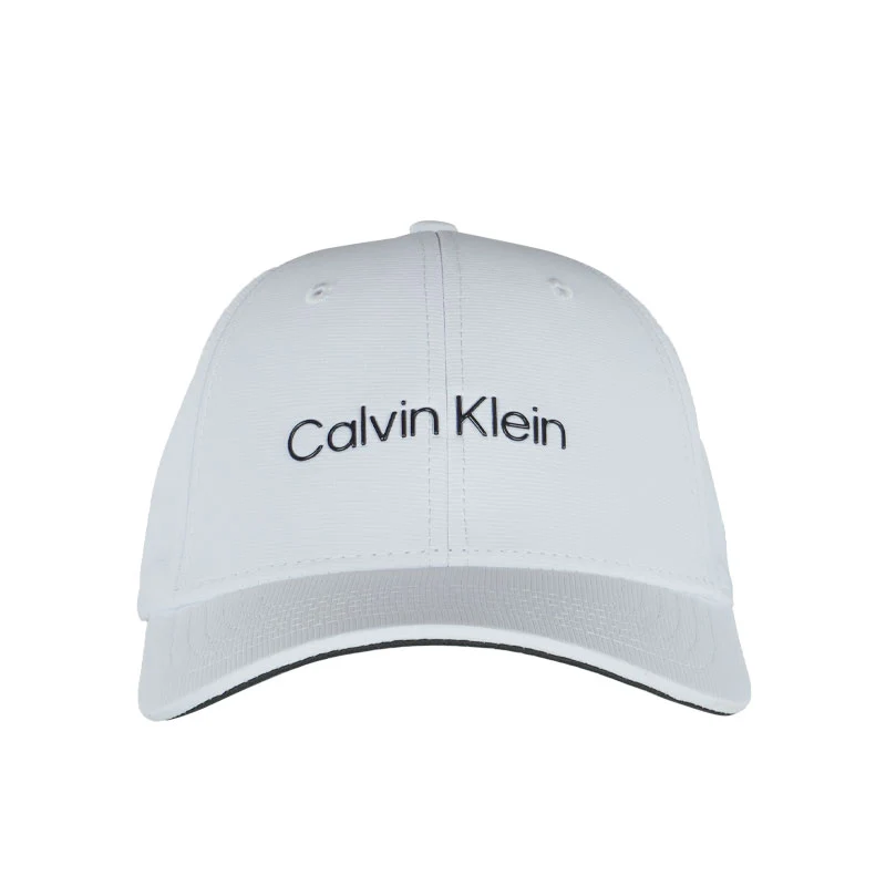 CALVIN KLEIN Brookline Baseball Men's Cap (White) - Image 3