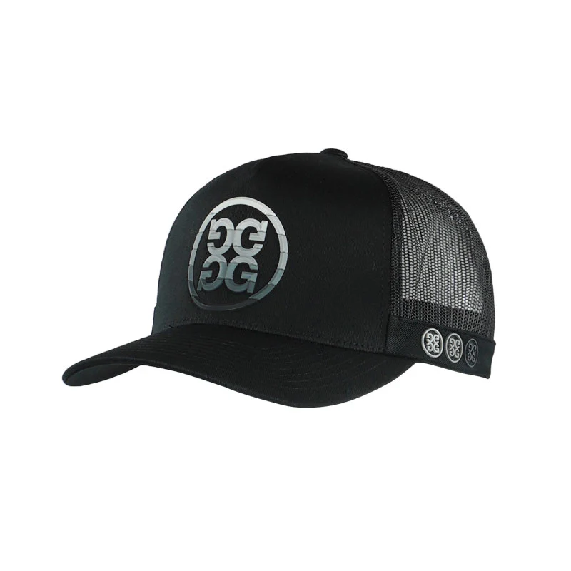 GFORE Circle G Trucker Men's Cap (Onyx)
