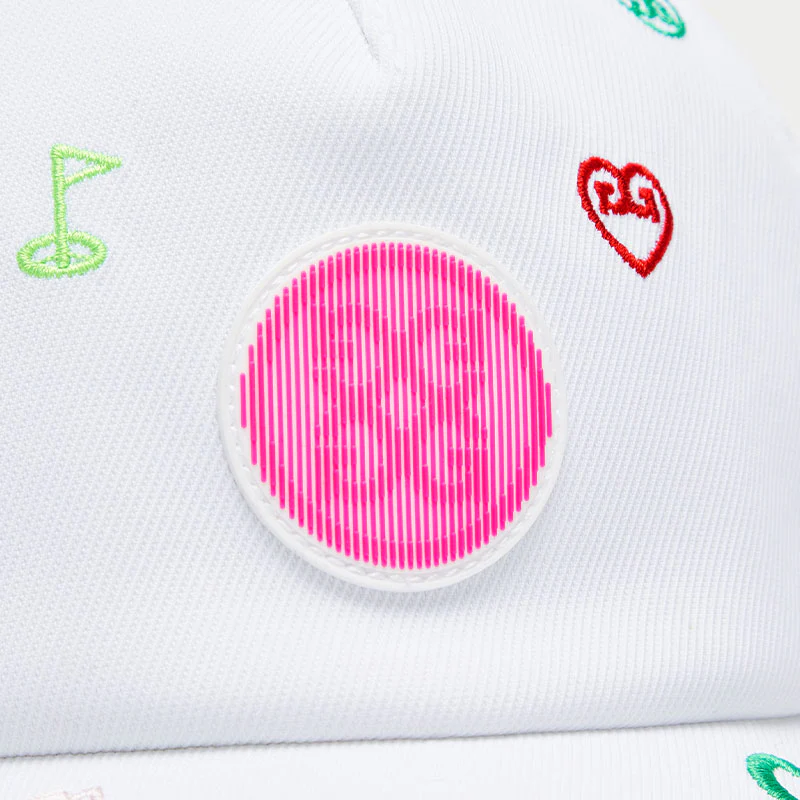 GFORE Icon Stretch Twill Women's Snapback Cap (Snow) - Image 4