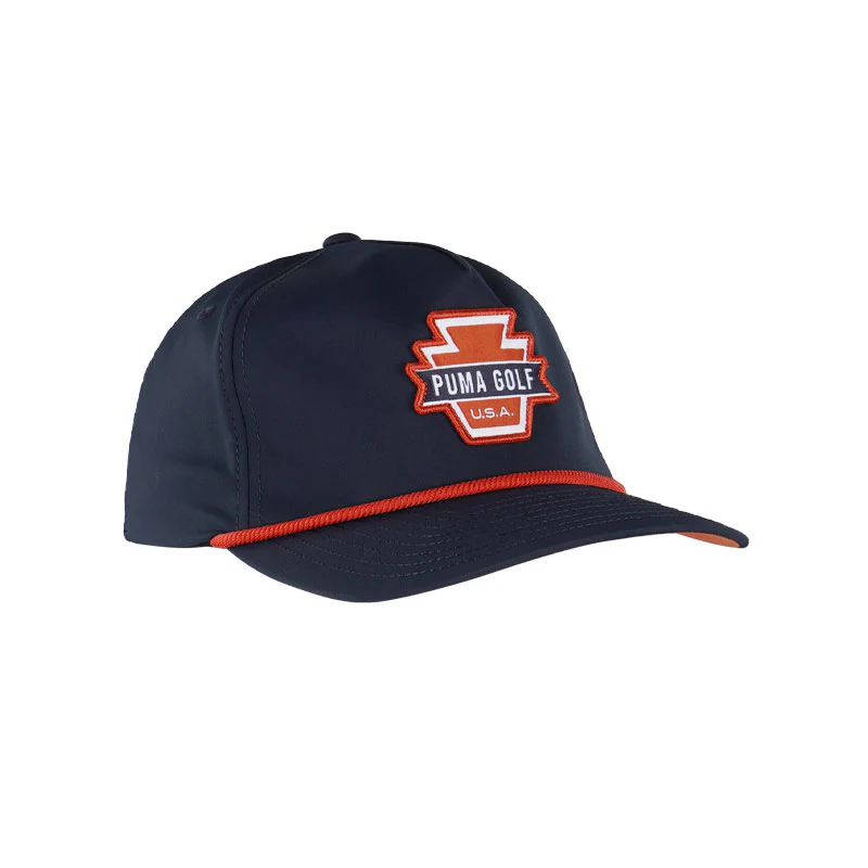 PUMA Interstate Men's Cap (Navy/Red) - Image 2