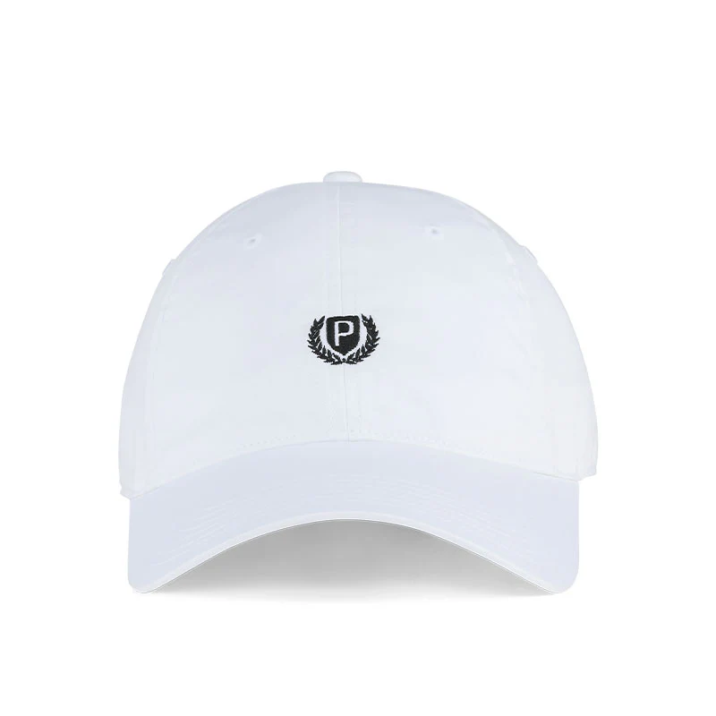 PUMA Shield Unstructured P Men's Cap (White/Black) - Image 3