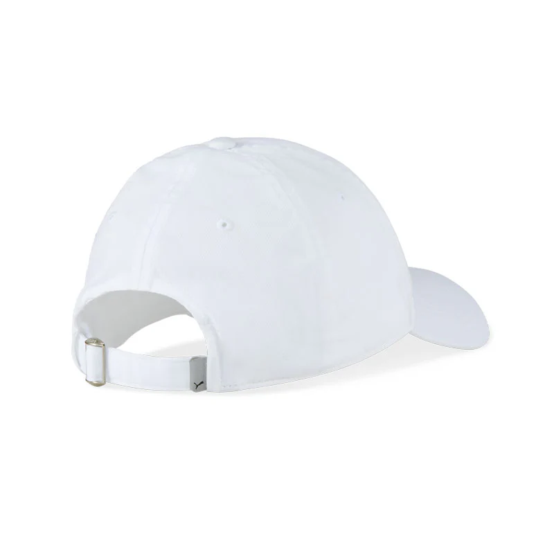 PUMA Shield Unstructured P Men's Cap (White/Black) - Image 4