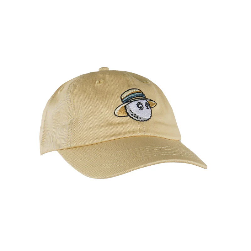 MALBON GOLF Romano Dad Men's Cap (Khaki) - Image 2