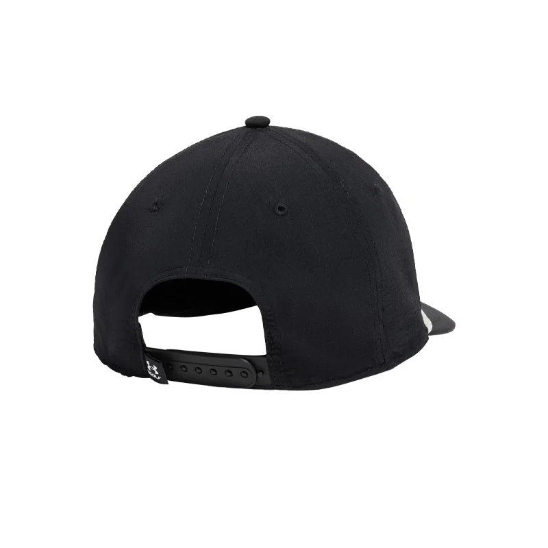 UNDER ARMOUR Drive 5-Panel Men's Snapback Cap (Black/White) - Image 2