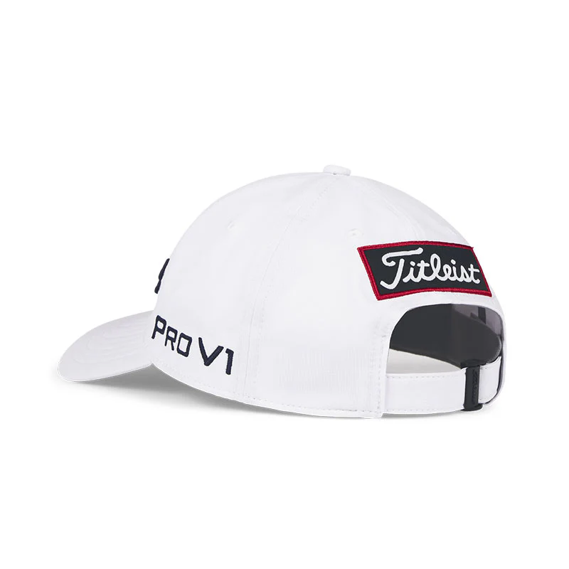 TITLEIST Tour Performance Junior Cap (White/Navy) - Image 4