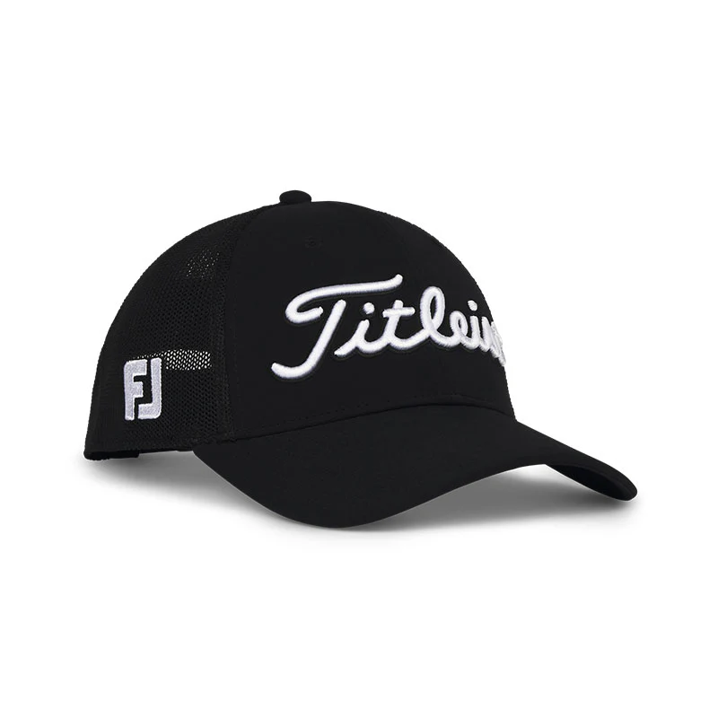 TITLEIST Tour Performance Mesh Men's Cap (Black/White) - Image 2