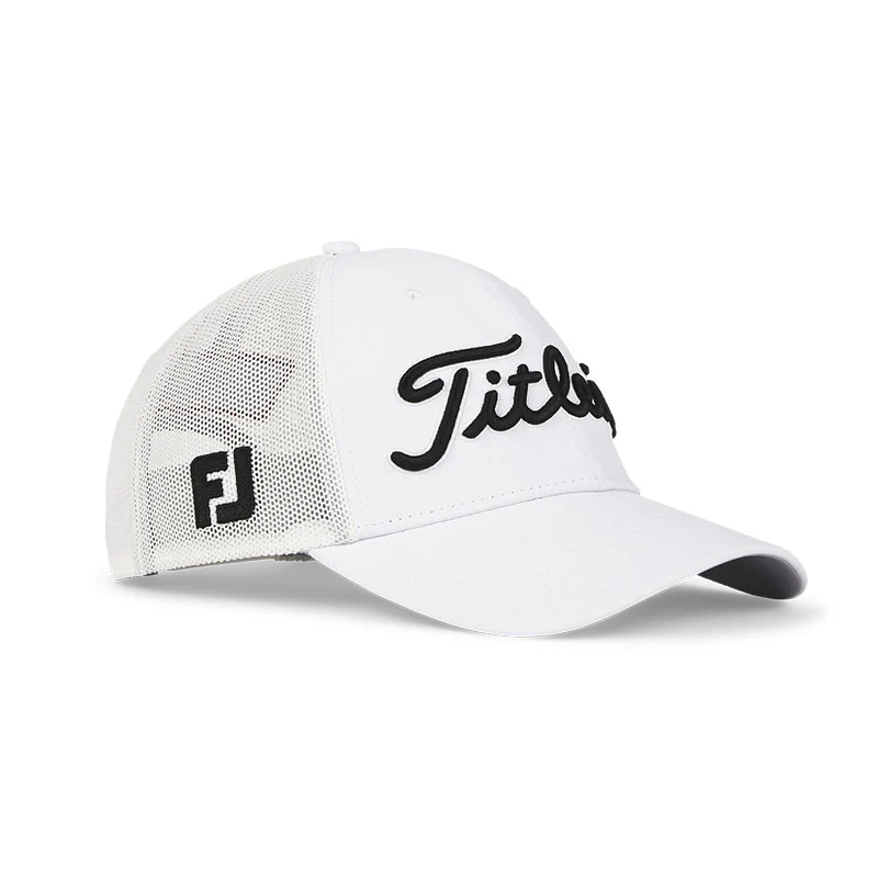 TITLEIST Tour Performance Mesh Men's Cap (White/Black) - Image 2
