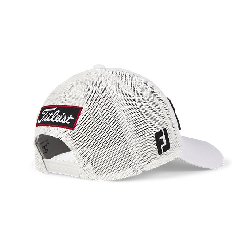 TITLEIST Tour Performance Mesh Men's Cap (White/Black) - Image 3