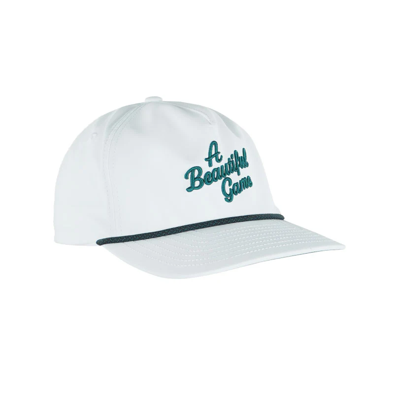PUMA Beautiful Game Men's Cap (White/Navy) - Image 2