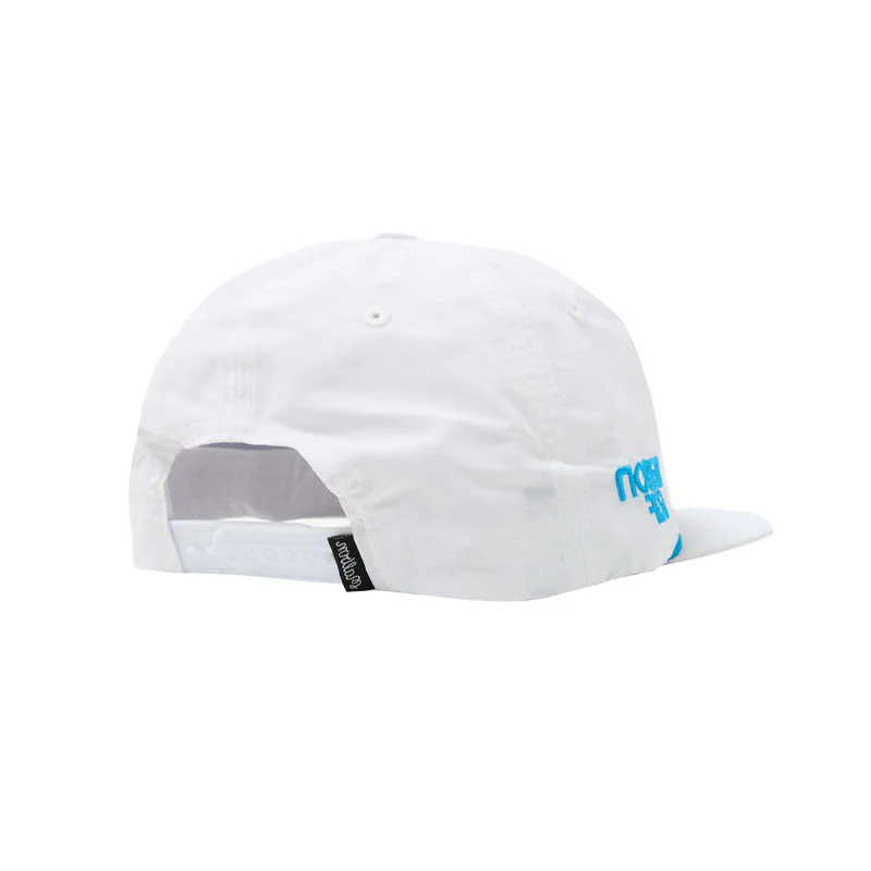 MALBON GOLF Swing Oil Men's Cap (White) - Image 4