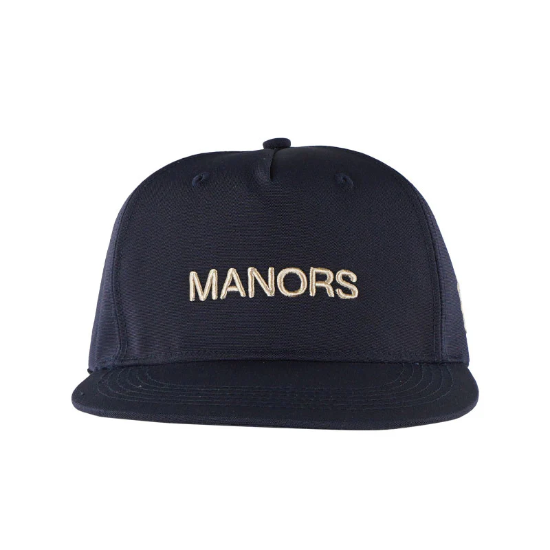 MANORS Retro Crown Men's Cap (Navy) - Image 3
