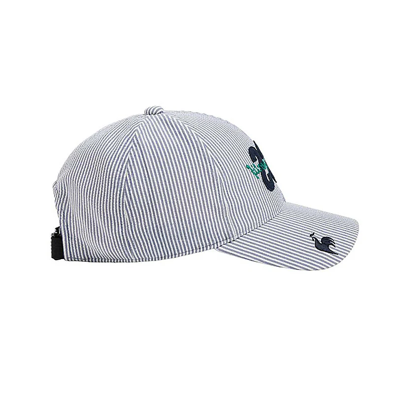 LE COQ SPORTIF GOLF Striped Men's Cap (White/Navy) - Image 2