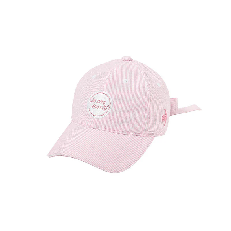 LE COQ SPORTIF GOLF Striped Women's Cap (Pink)