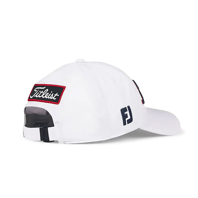 TITLEIST Tour Performance Men's Cap (White/Navy/Red) - Image 3