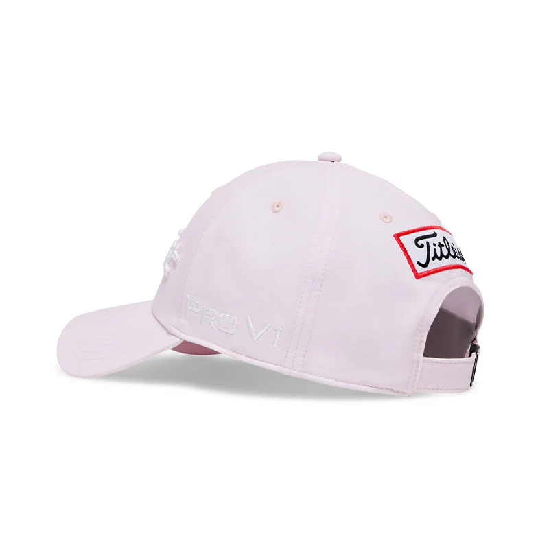 TITLEIST Tour Performance Men's Cap (Pale Pink/White) - Image 4