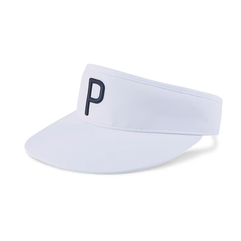 PUMA Men's Adjustable P Visor (White)