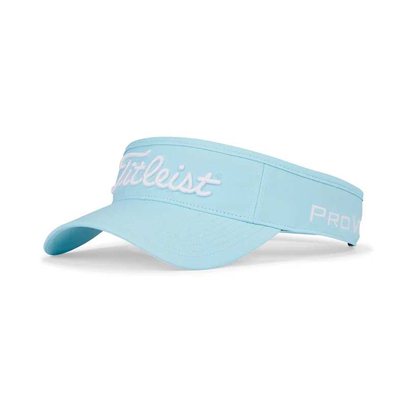TITLEIST Tour Performance Men's Visor (Aqua/White)