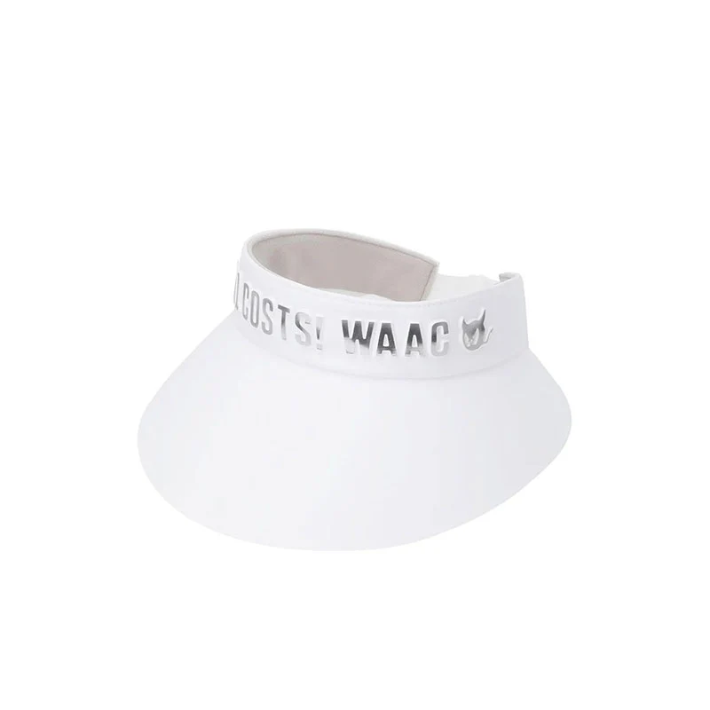 WAAC Slogan Women's Visor (White)