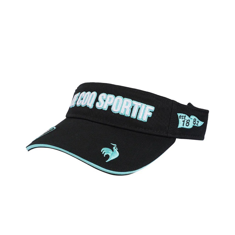 LE COQ SPORTIF GOLF Standard Logo Women's Visor (Black)