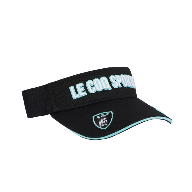 LE COQ SPORTIF GOLF Standard Logo Women's Visor (Black) - Image 2