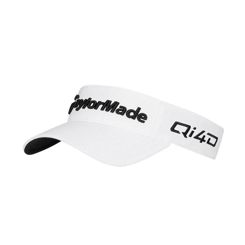 TAYLORMADE Tour Radar Qi4D Men's Visor (White)