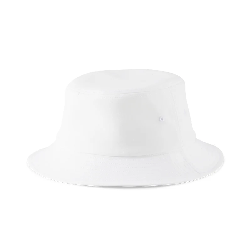 PUMA P Men's Bucket Hat (White) - Image 3