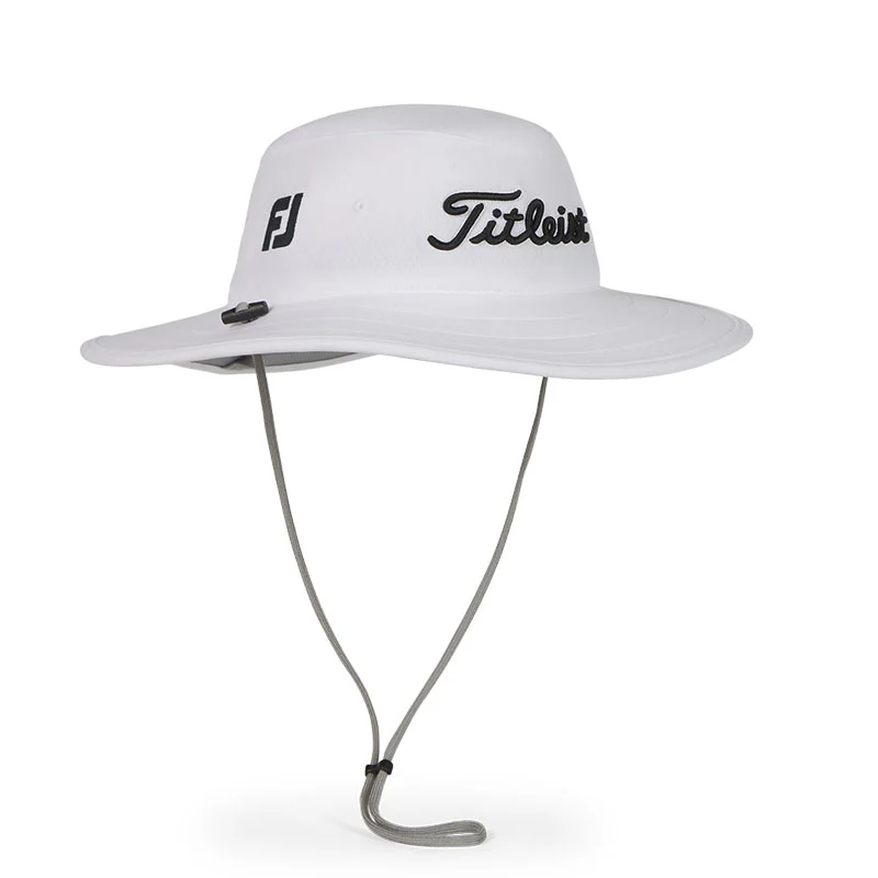 TITLEIST Tour Aussie Hat (White/Black) - Image 2