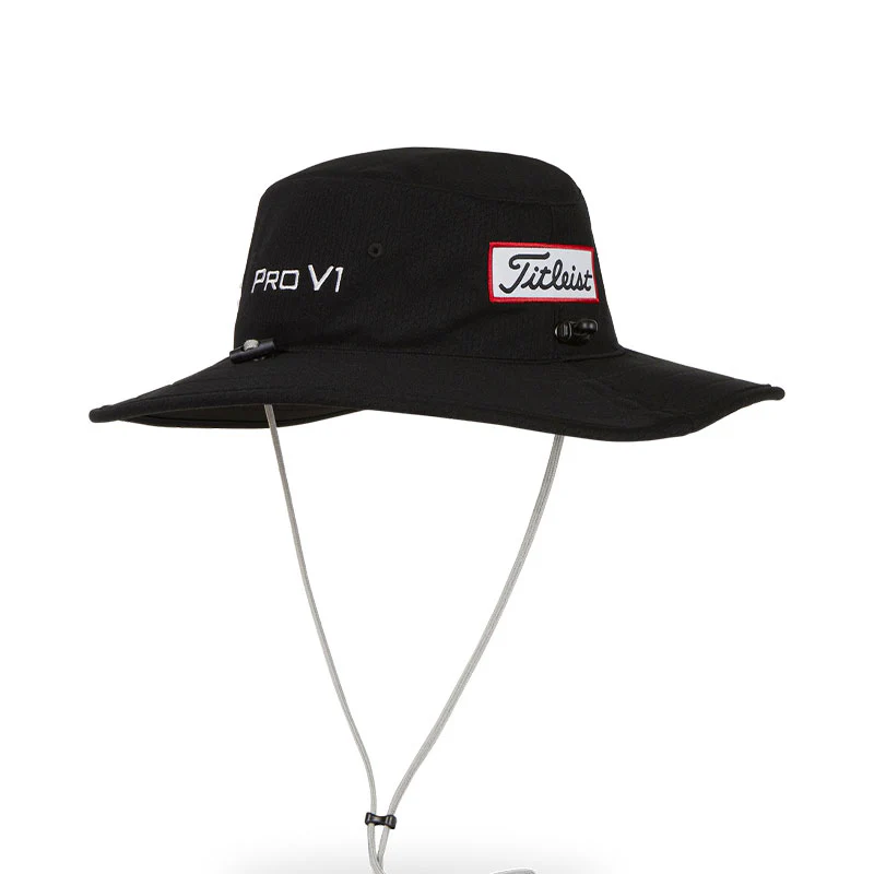 TITLEIST Tour Aussie Men's Hat (Black/White) - Image 4